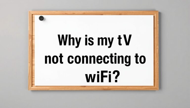 why is my tv not connecting to wifi
