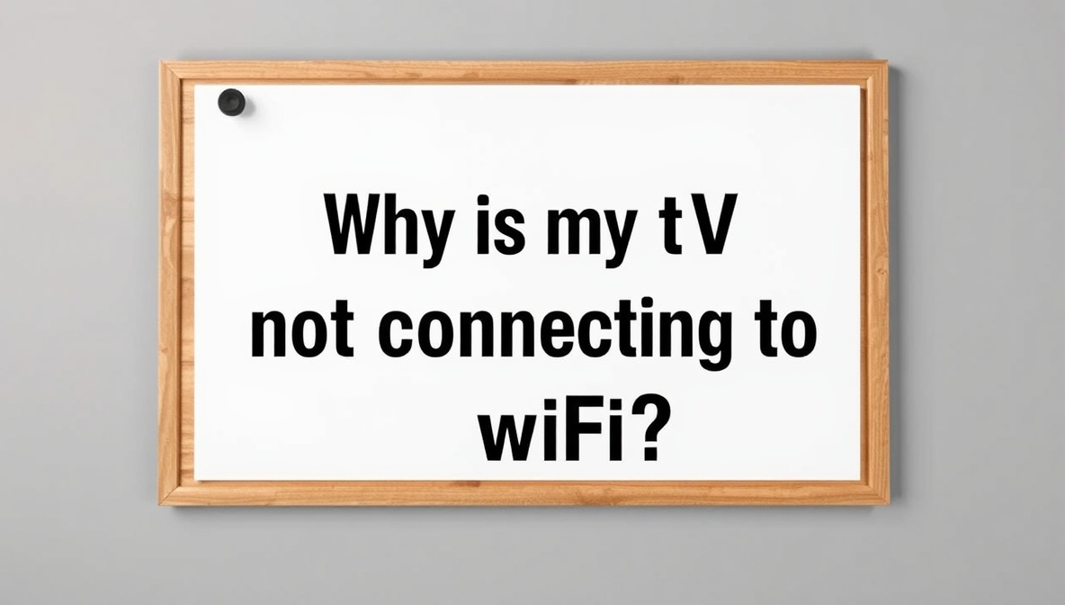 why is my tv not connecting to wifi