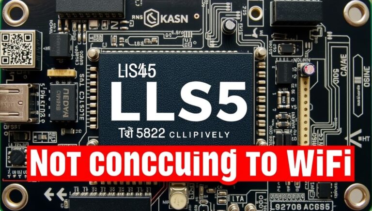 how to fix ls5 not connecting to wifi