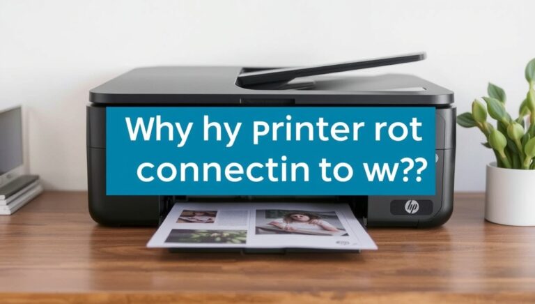 why is my hp printer not connecting to wifi