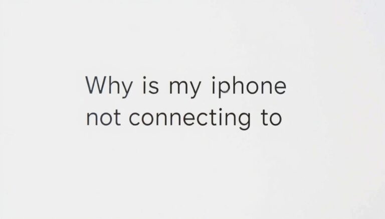 why is my iphone not connecting to wifi