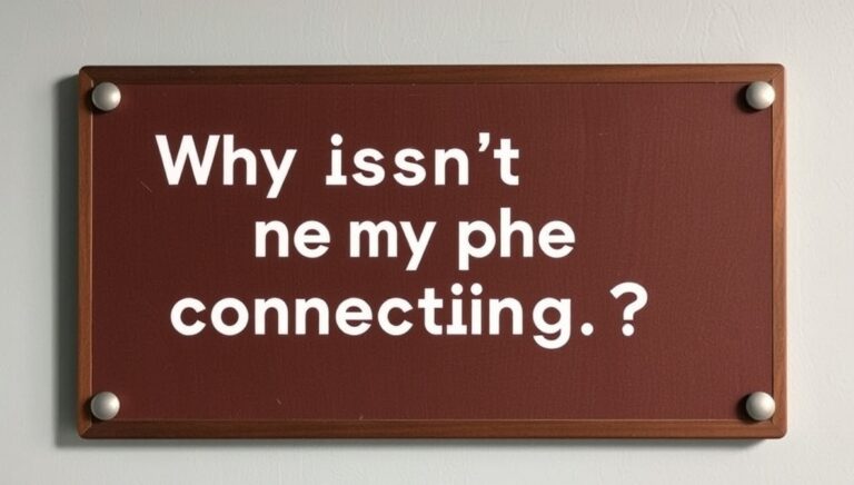why isn't my phone connecting to wifi