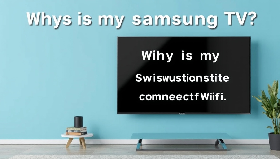 why is my samsung tv not connecting to wifi